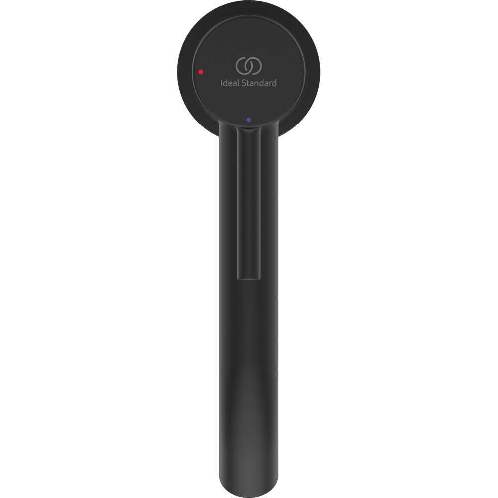 Baterie lavoar IDEAL STANDARD Ceraline Nuovo BD960XG, Pipa inalta, alama sanitara, negru mat