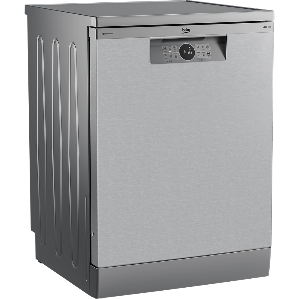 Masina de spalat vase independenta BEKO BDFN26540XP, 15 seturi, 6 programe, 60 cm, Clasa C, inox
