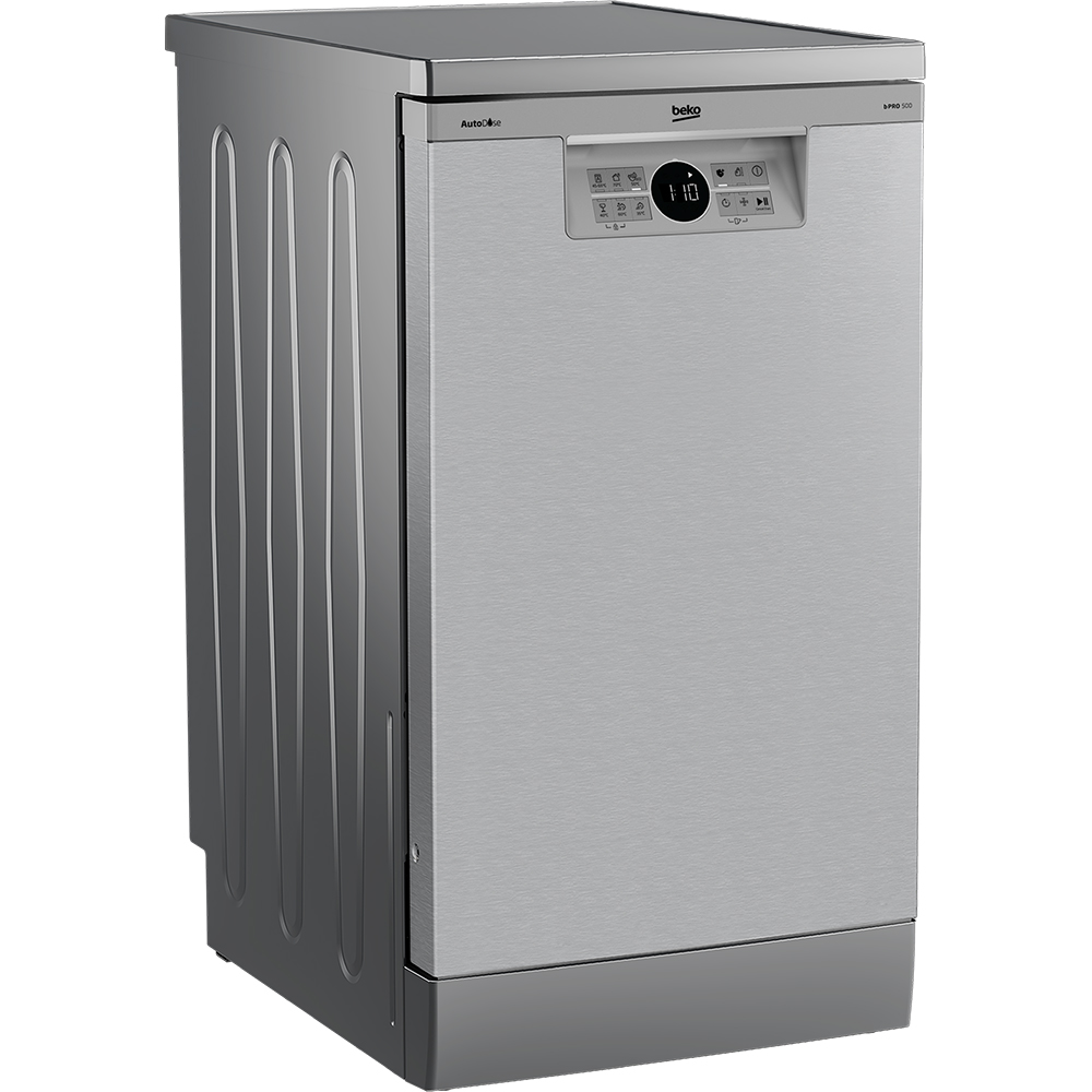 Masina de spalat vase independenta BEKO BDFS26040XA, 10 seturi, 6 programe, 45 cm, Clasa C, inox