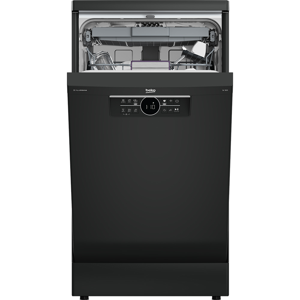 Masina de spalat vase independenta BEKO BDFS26123AQ, 11 seturi, 6 programe, 45 cm, Clasa E, antracit