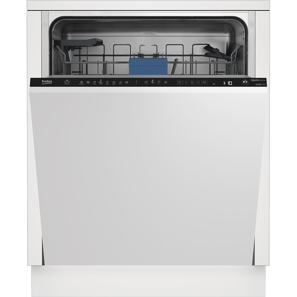 Masina de spalat vase incorporabila BEKO BDIN38440P, 14 seturi, 8 programe, 60 cm, Clasa C, panou comanda negru