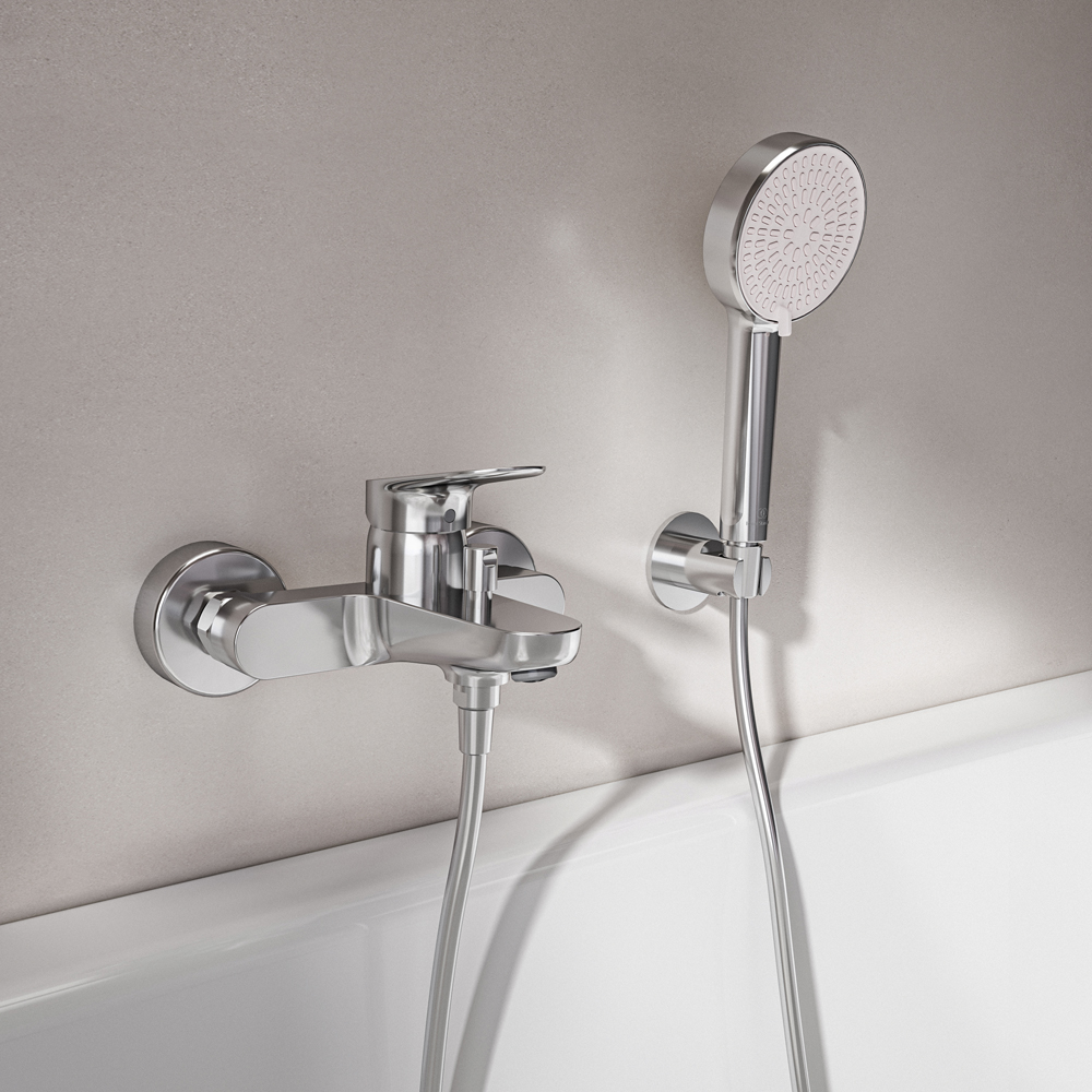 Baterie cada-dus IDEAL STANDARD Ceralife O BE029AA, alama sanitara, crom