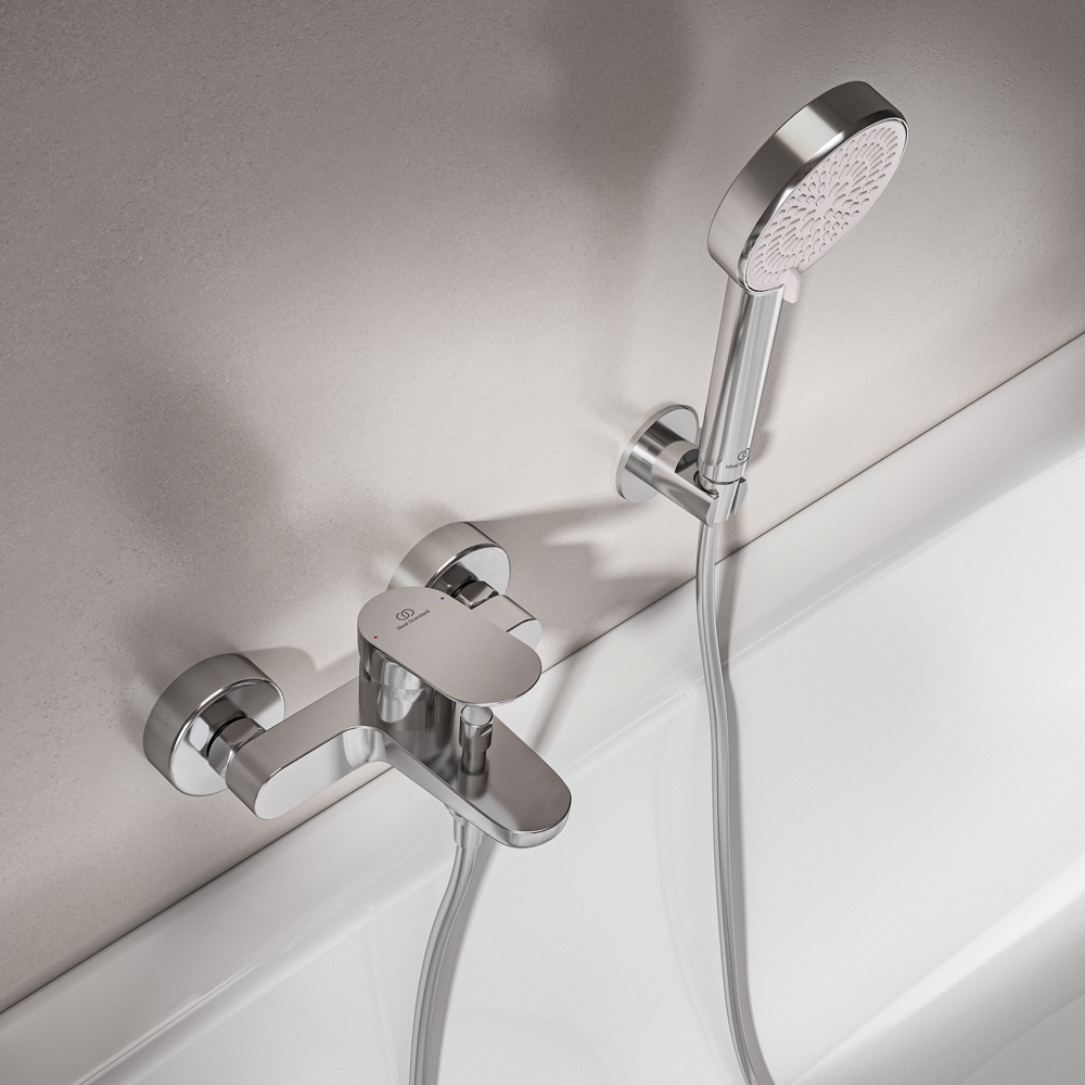 Baterie cada-dus IDEAL STANDARD Ceralife O BE029AA, alama sanitara, crom