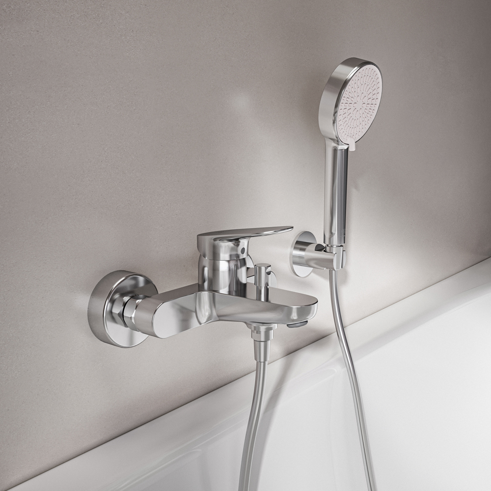 Baterie cada-dus IDEAL STANDARD Ceralife O BE029AA, alama sanitara, crom