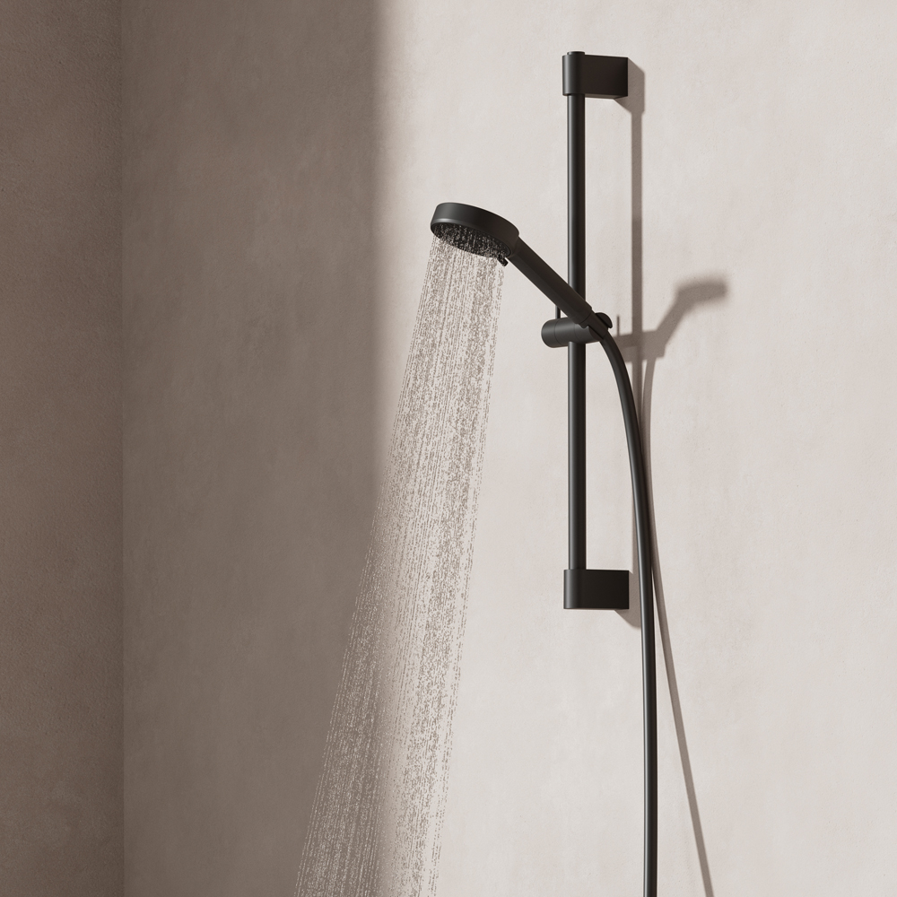 Set dus IDEAL STANDARD IdealRain BE413XG 2 10, 2 functii, negru mat