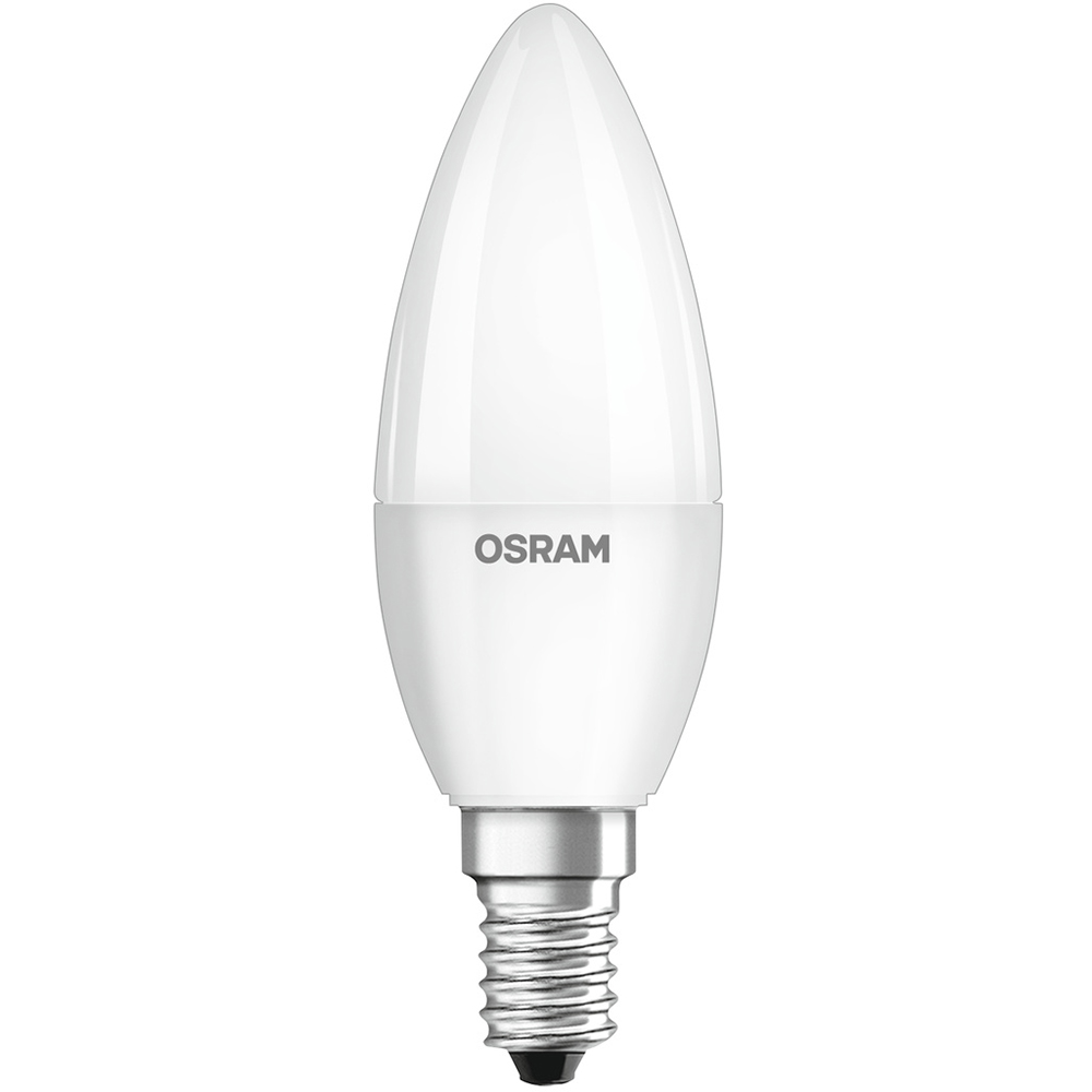 Set 3 becuri LED OSRAM, E14, 4.9W, 470lm, lumina calda