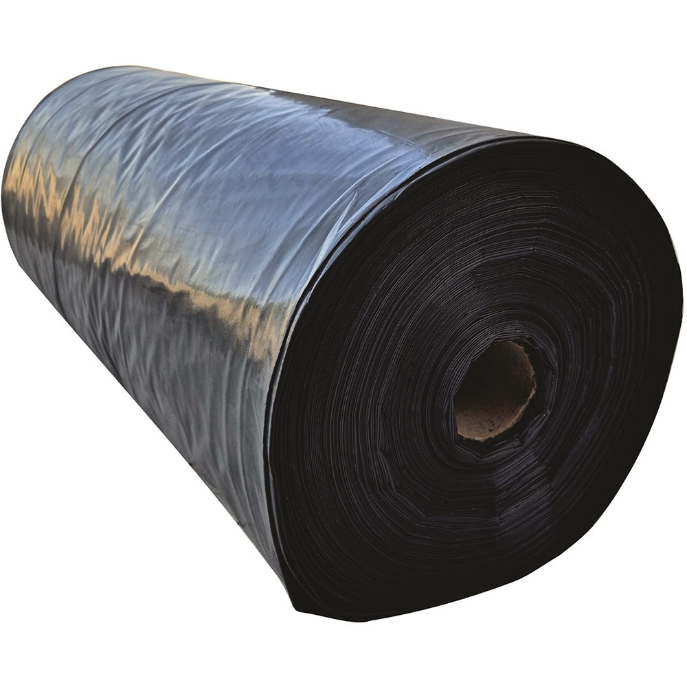 Folie constructii Baufolie Plus, 6.5 x 100 m, grosime 0.1 mm, 650 mp, negru