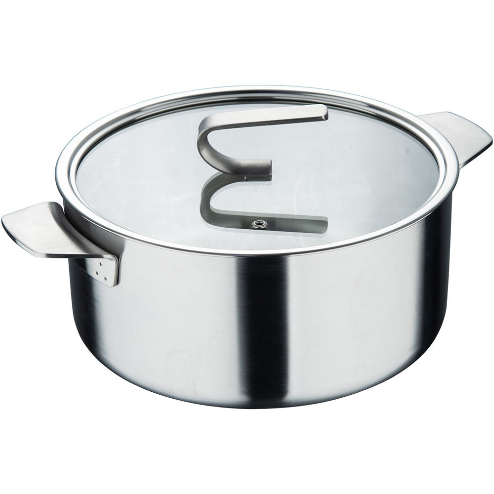 Cratita MASTERPRO Sigma BGMP-1666-MM, 4.9l, 24cm, inox, argintiu