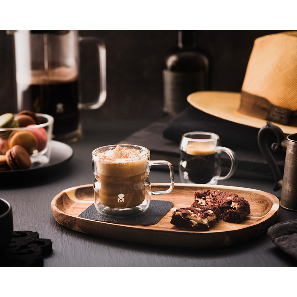 Set cesti MASTERPRO Foodies Mixology BGMP-20208, 2 piese, sticla, transparent
