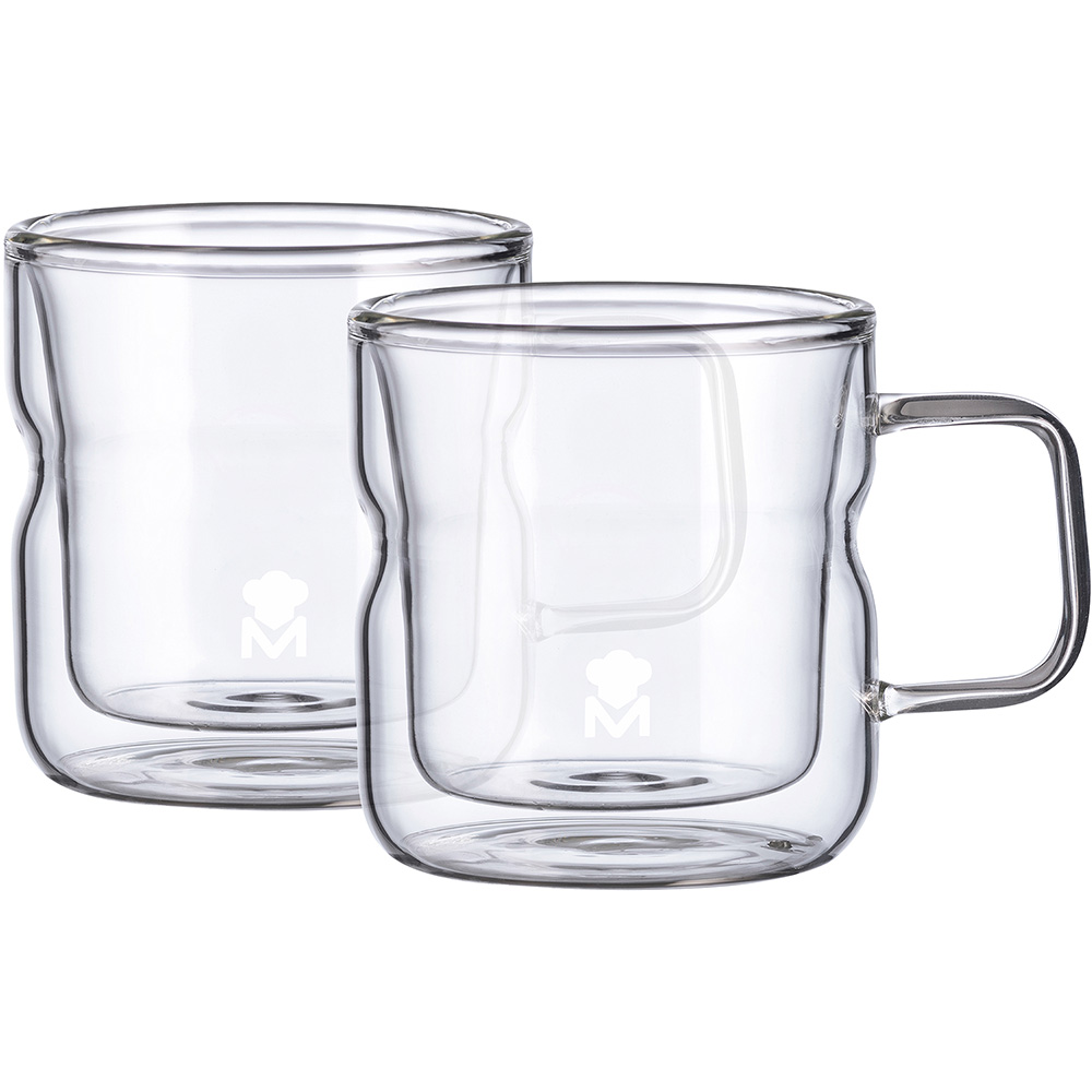 Set cesti MASTERPRO Foodies Mixology BGMP-20208, 2 piese, sticla, transparent