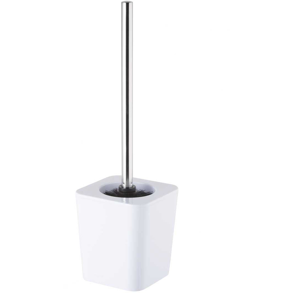 Set perie toaleta BISK Simple 06350, alb