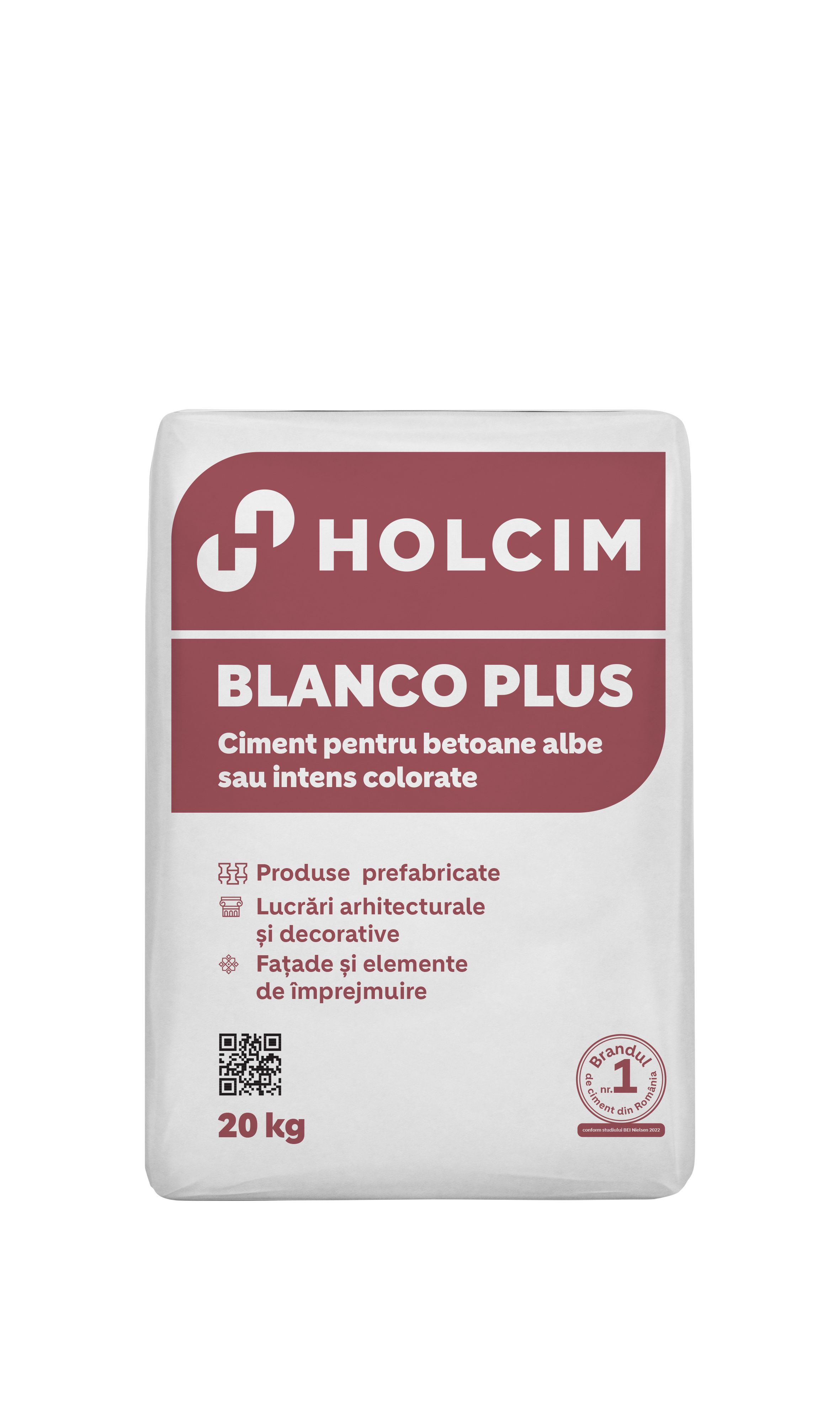 Ciment Holcim Romania Blanco Plus, 20 kg, rezistenta 52.2