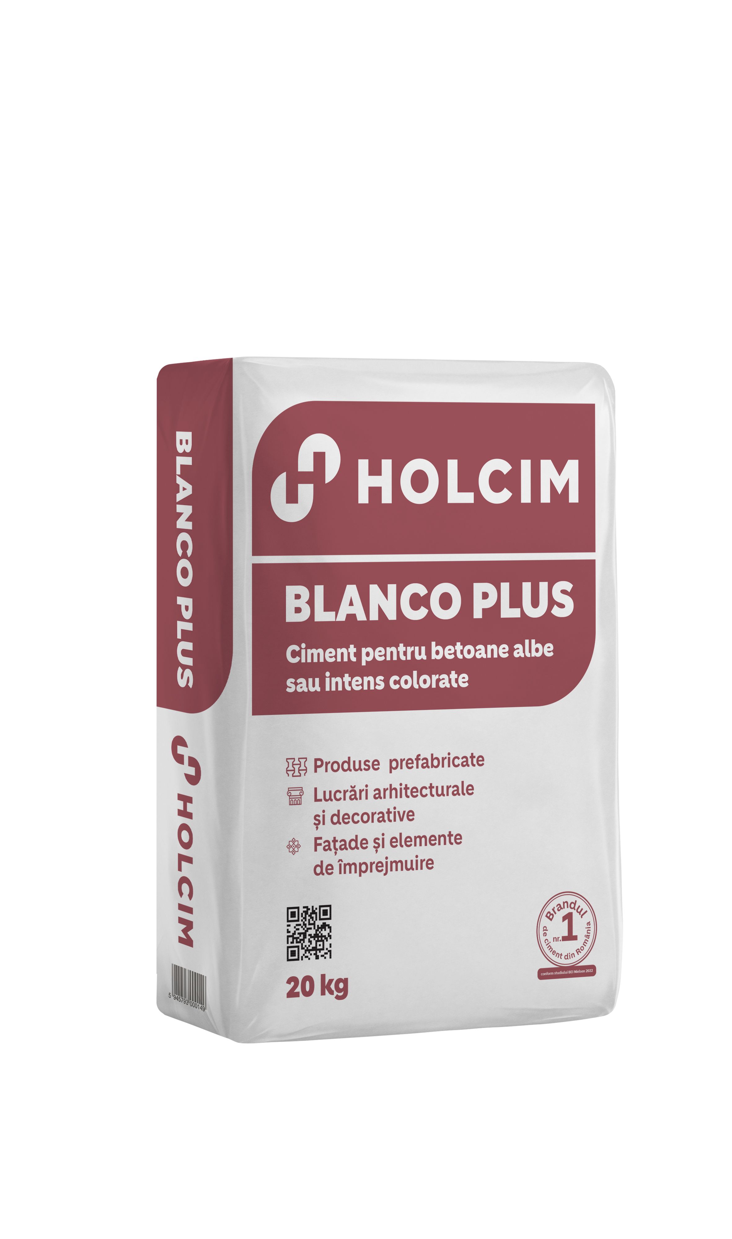 Ciment Holcim Romania Blanco Plus, 20 kg, rezistenta 52.2