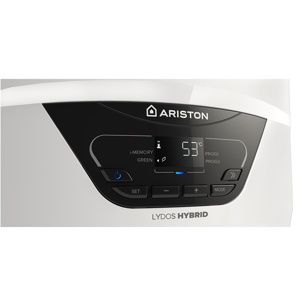 Boiler electric ARISTON Lydos Hybrid, Wi-Fi, 80L, 1200W, alb