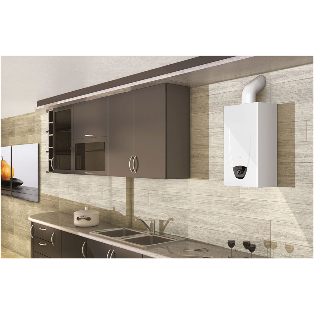 Instant apa calda pe gaz GN ARISTON Fast Evo X 11 NG, 11l/min, 21.5kW, NTC, Senzor de siguranta, alb