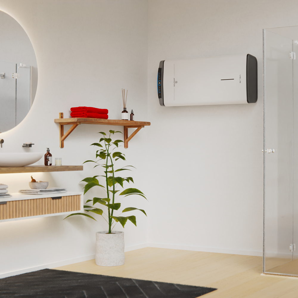 Boiler electric ARISTON Velis Dune, Wi-Fi, 100L, 1500W, alb