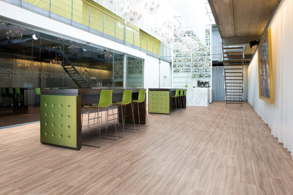 Linoleum Bingo Bourbon 584, PVC, 2 m, maro
