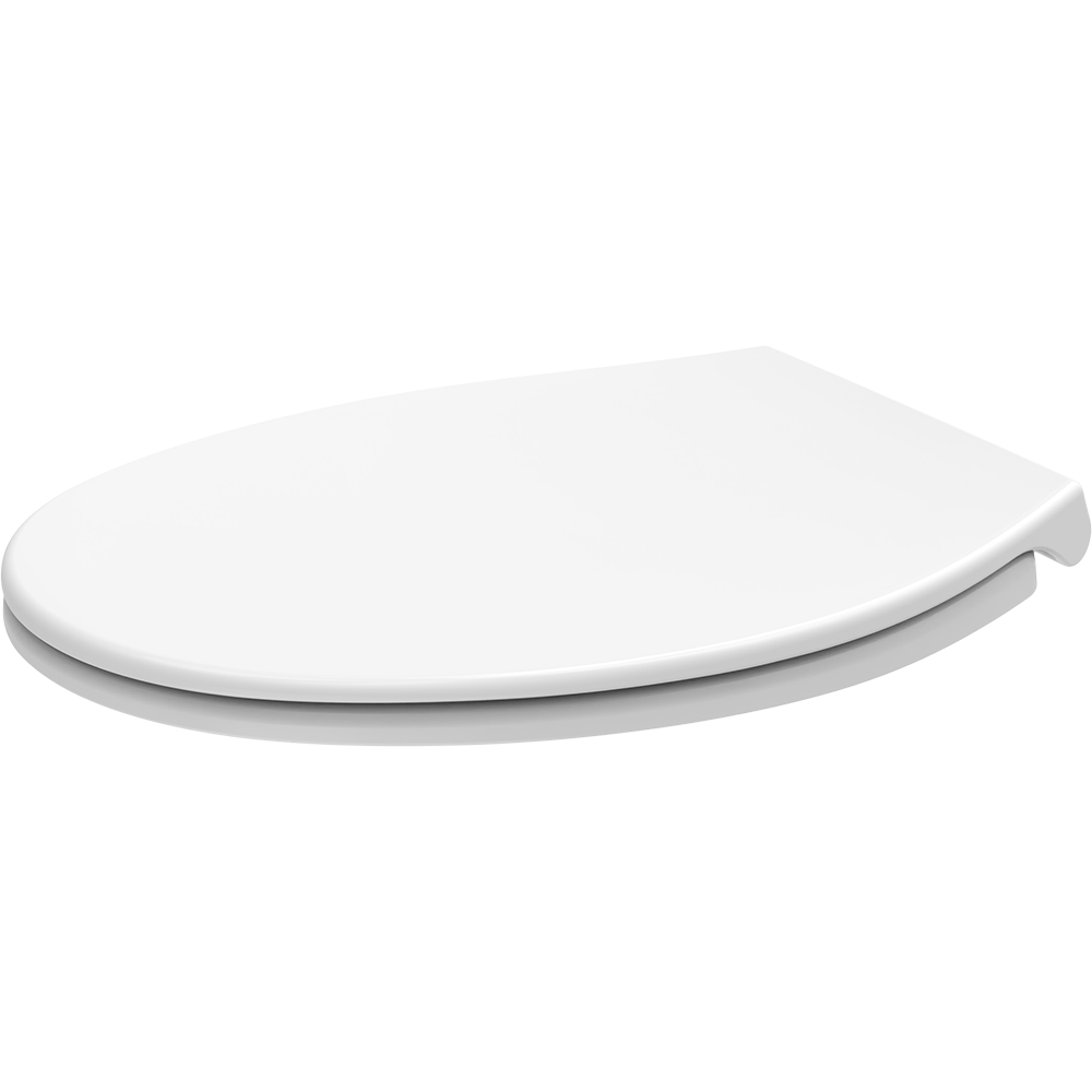 Capac WC GOODHOME Kouban BP261NT_R, inchidere lenta, duroplast, alb