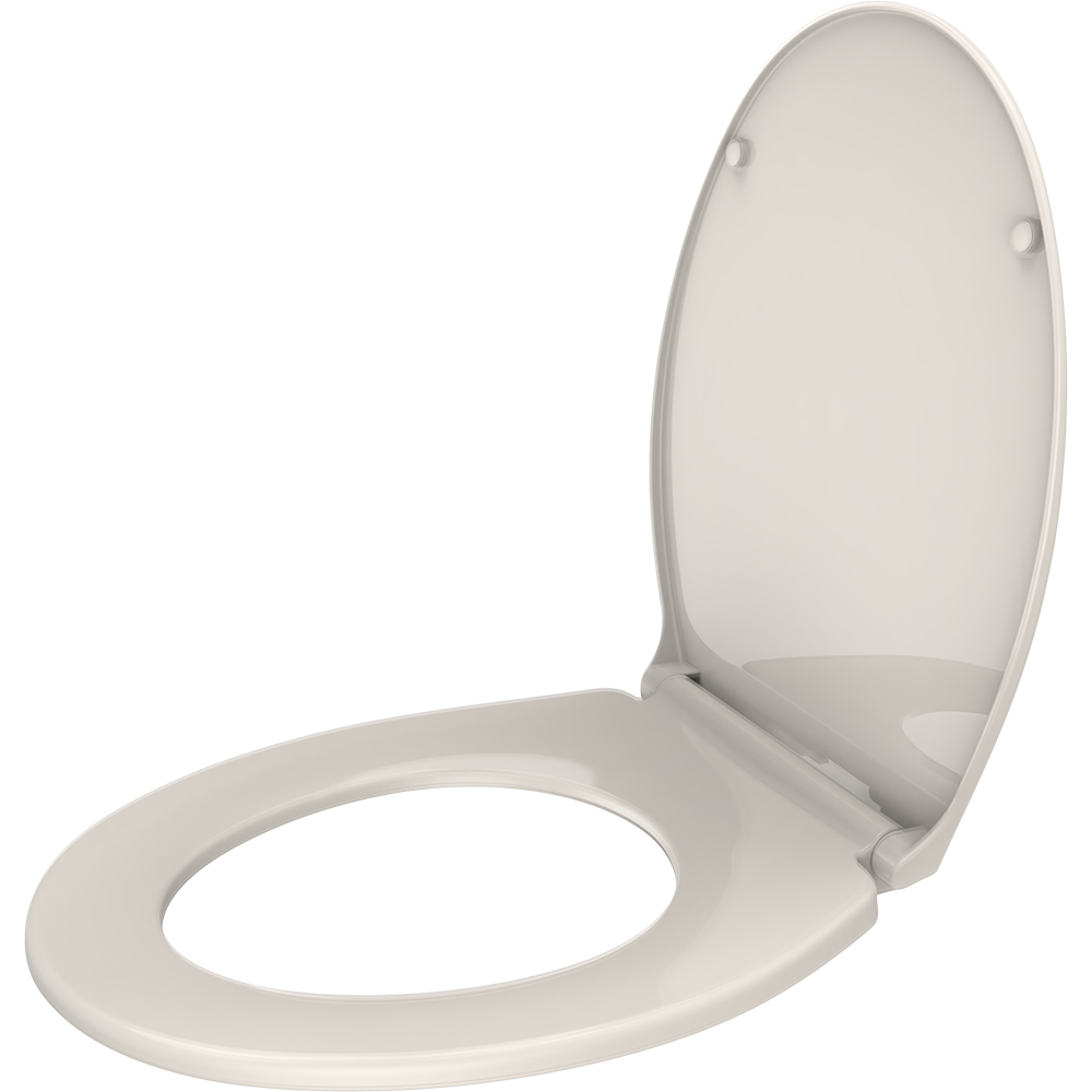 Capac WC GOODHOME Kouban BP261Q3_R, inchidere lenta, duroplast, alb