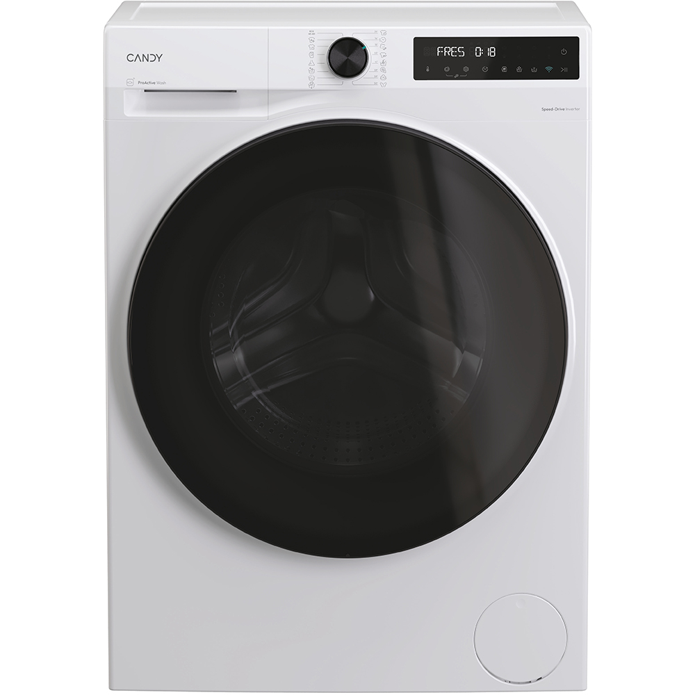 Masina de spalat rufe frontala CANDY BP 413BL8-S, ProActive Wash, 13 kg, 1400rpm, Clasa A, Wi-Fi, alb