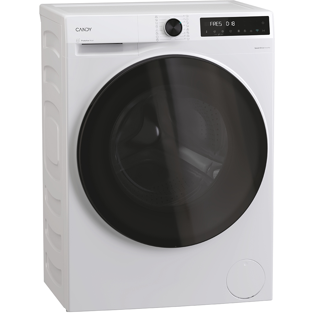 Masina de spalat rufe frontala CANDY BP 413BL8-S, ProActive Wash, 13 kg, 1400rpm, Clasa A, Wi-Fi, alb