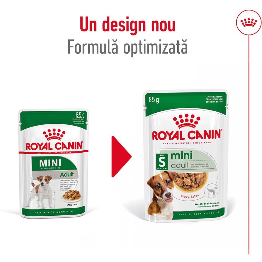 Hrana umeda pentru caini ROYAL CANIN SHN Mini Gravy, Adult, 85 g