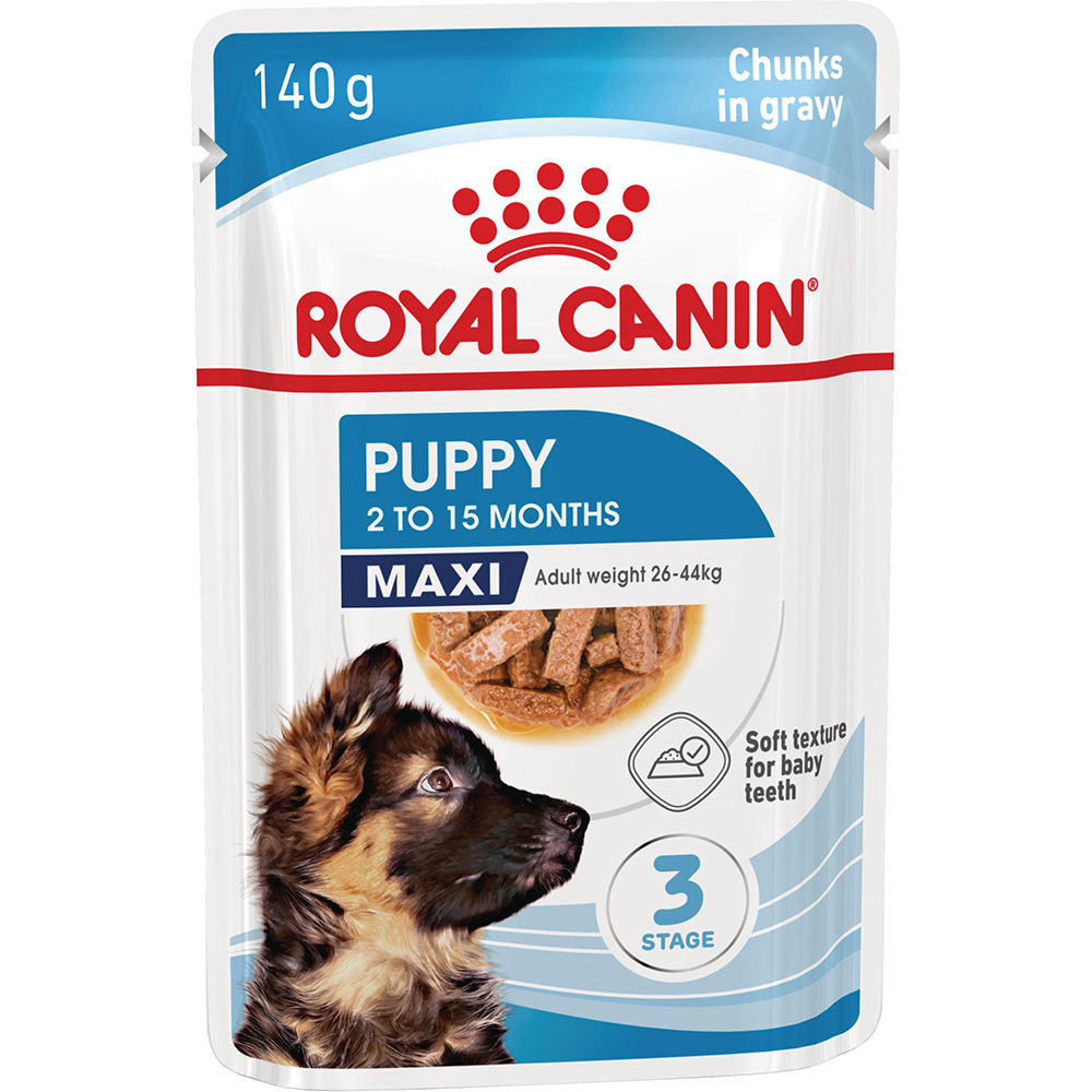 Hrana umeda pentru caini ROYAL CANIN SHN Maxi Gravy, Junior, 140 g