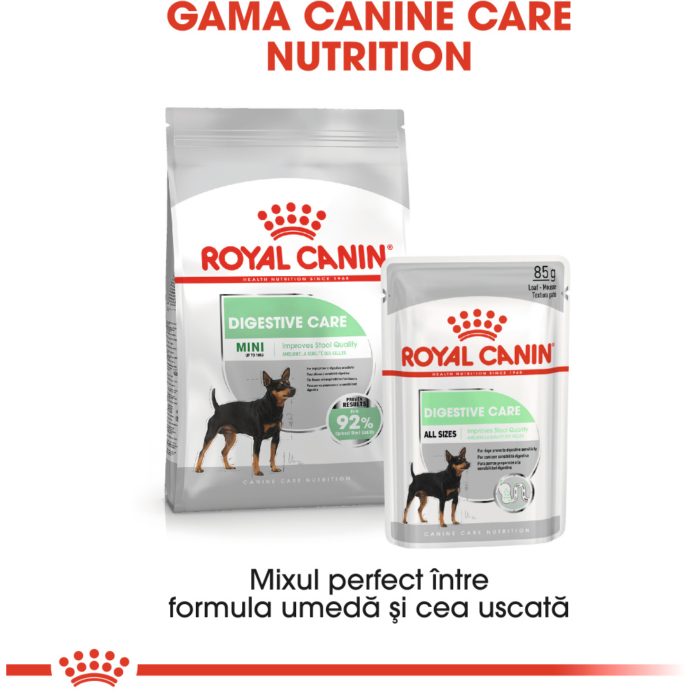 Hrana umeda pentru caini ROYAL CANIN CCN Digestive Care, Adult, 85 g