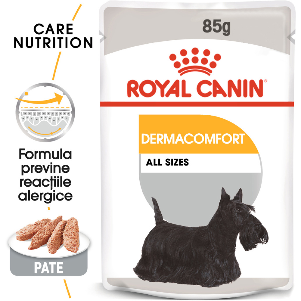 Hrana umeda pentru caini ROYAL CANIN CCN Dermacomfort, Adult, 85 g