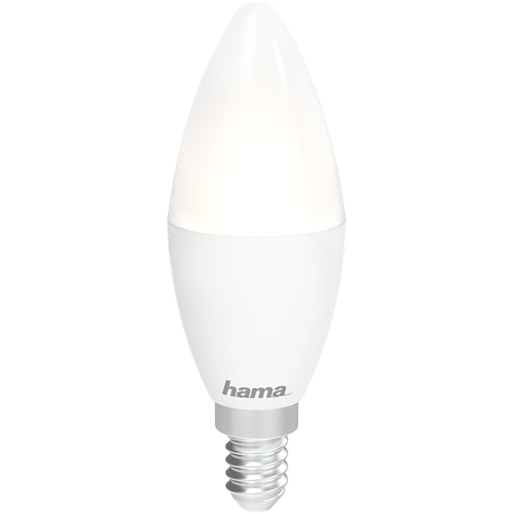 Bec LED Smart HAMA 176599, E14, 5.5W, 470lm, Wi-Fi, lumina variabila, compatibil Alexa