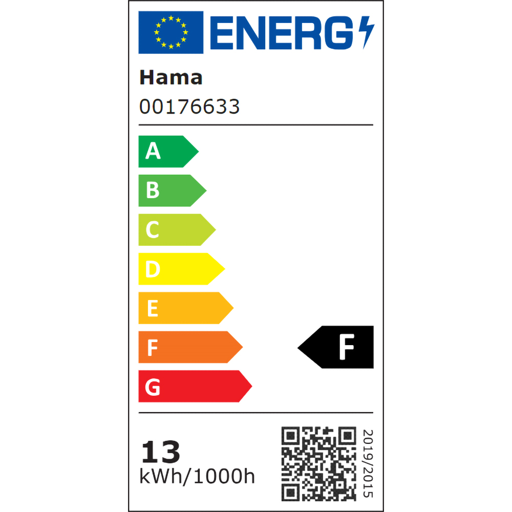 Banda LED Smart HAMA 00176633, RGB, 13W, 1350lm, 5m