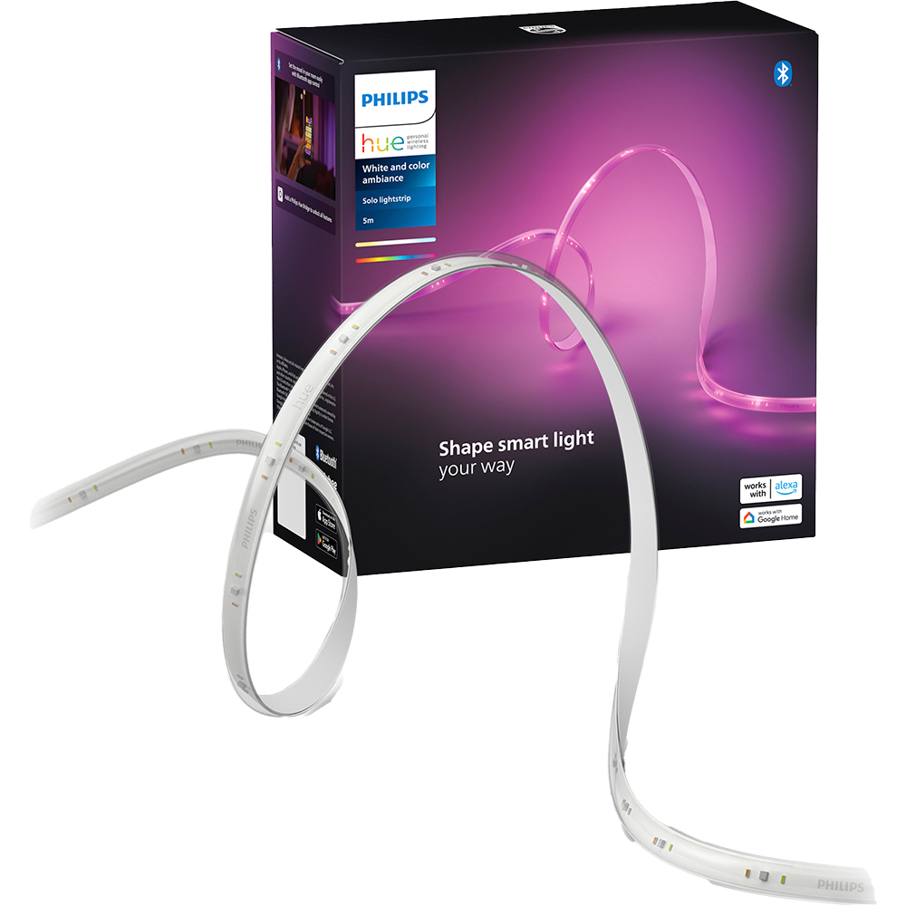 Banda LED Smart PHILIPS Hue 8720169326699, RGBW, 20W, 1700lm, 5m