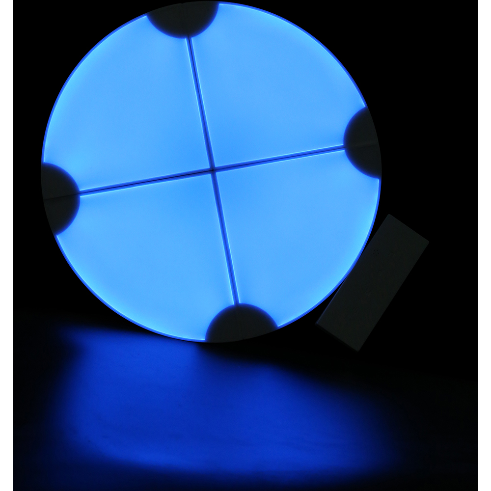 Kit extensie panouri luminoase LED modulare Smart Myria Arc MY2276-4, RGBW, Wi-Fi, 130lm, 4 bucati