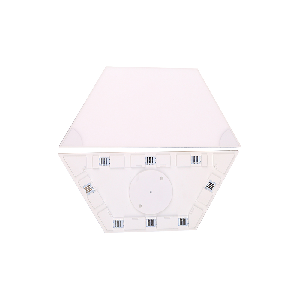 Kit extensie panouri luminoase LED modulare Smart Myria Trapezoidal MY2277-4, RGBW, Wi-Fi, 226lm, 4 bucati
