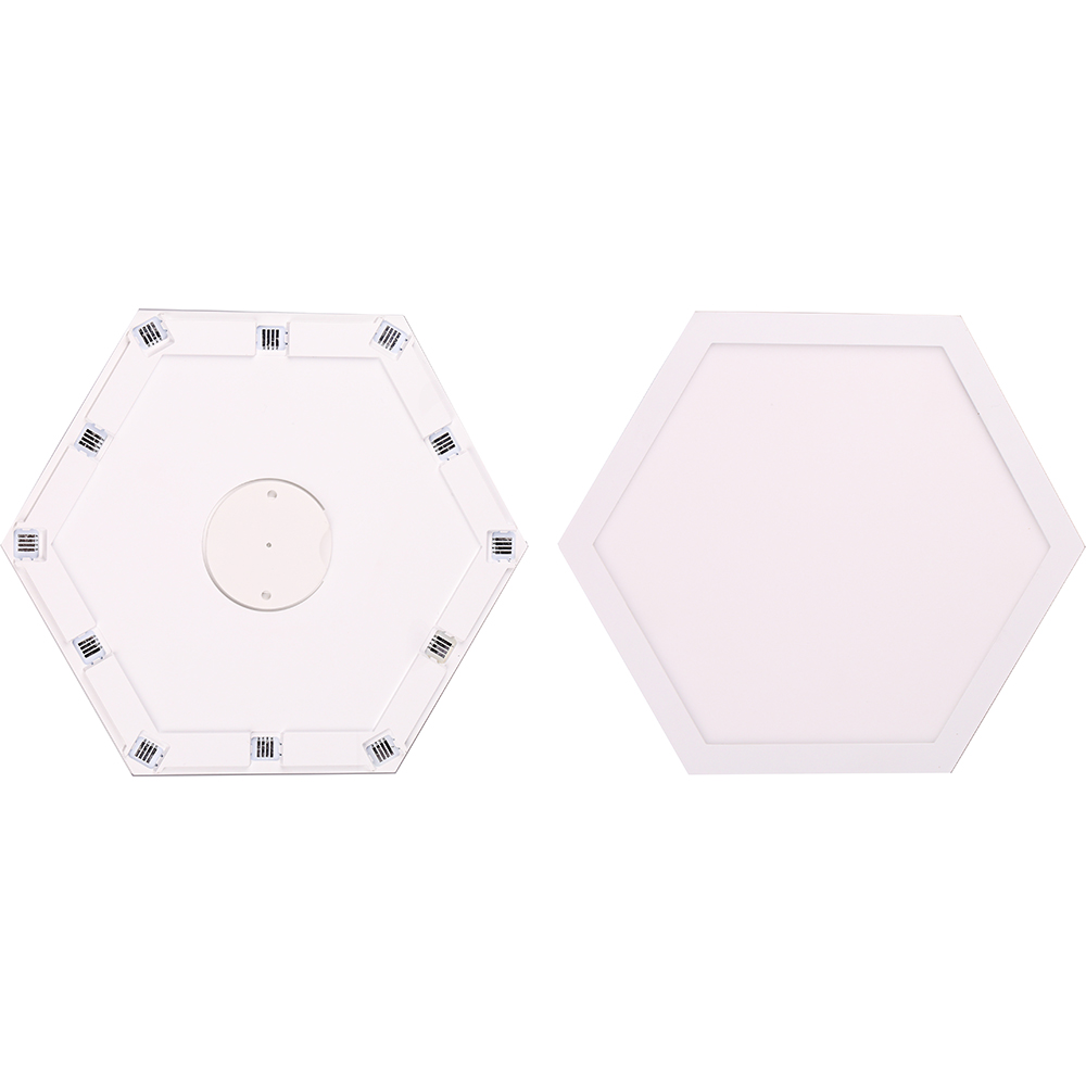 Kit extensie panouri luminoase LED modulare Smart Myria Hex MY2278-4, RGBW, Wi-Fi, 187lm, 4 bucati