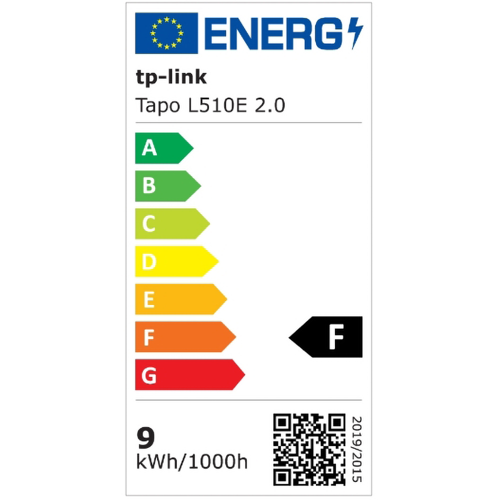 Bec LED Smart TP-LINK Tapo L510E, E27, 8.7W, 806lm, Wi-Fi, Dimabil, lumina calda, compatibil Alexa, Google Assistant