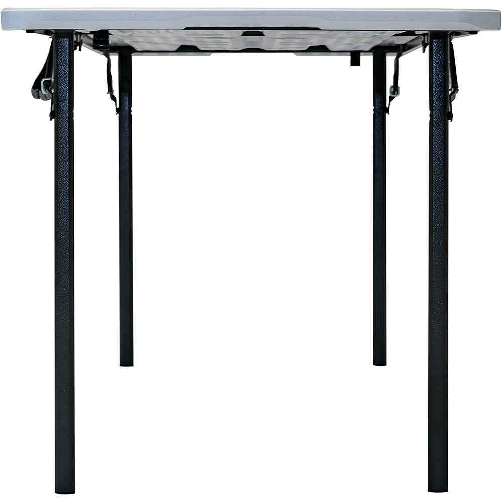 Masa terasa NEWSTORM Luka, 182.8 x 75.2 x 74.3 cm, alb-negru