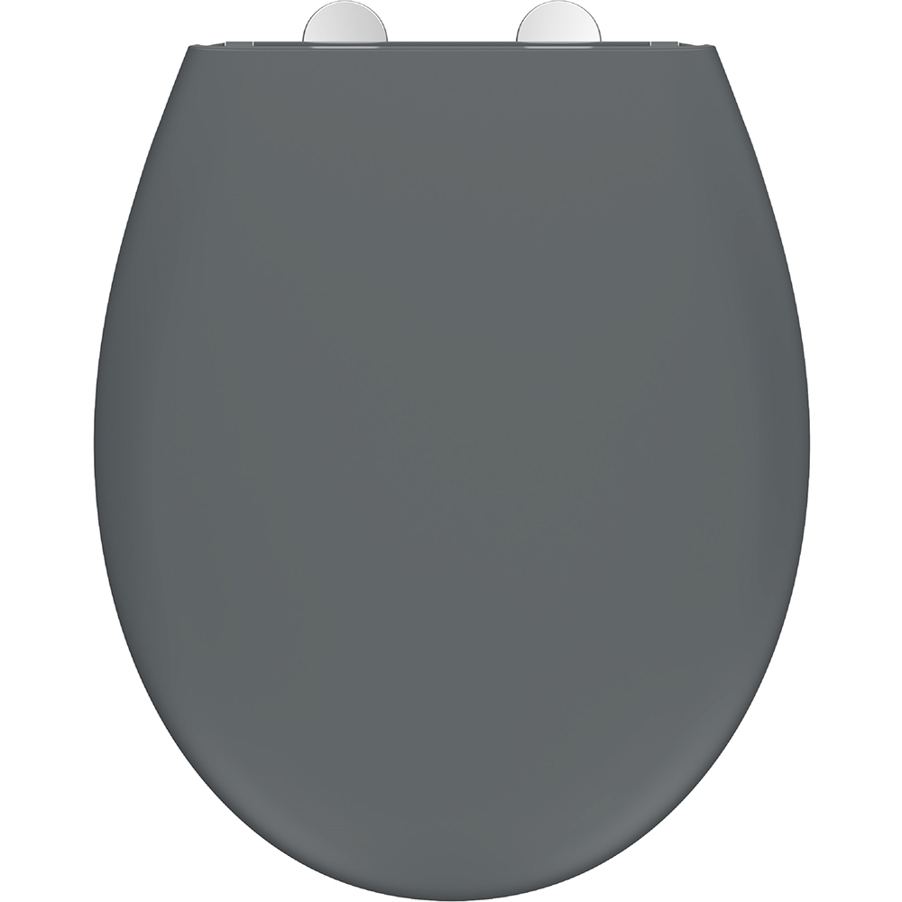 Capac WC GOODHOME Saloma BU0552Q3, inchidere lenta, duroplast, gri