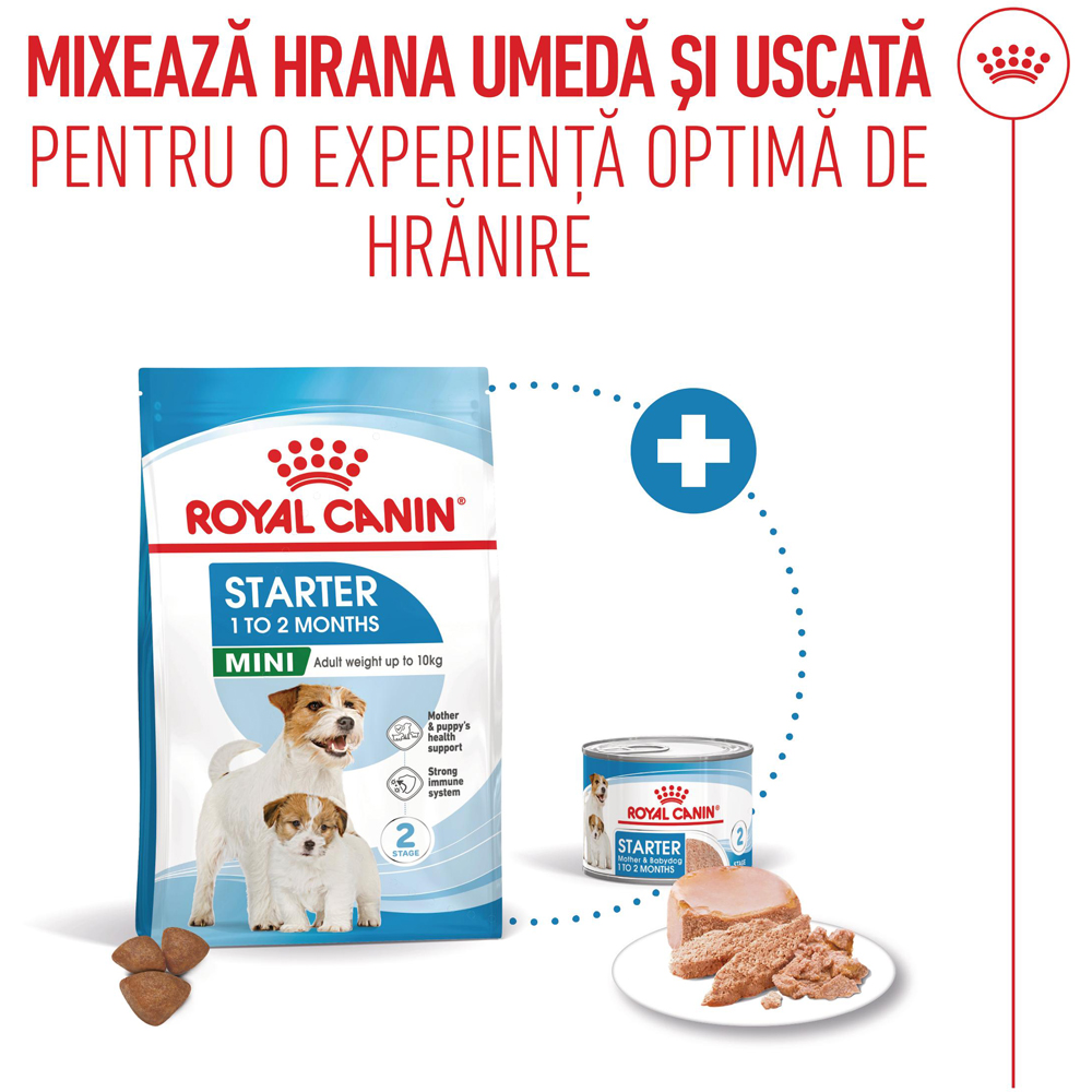 Hrana umeda pentru caini ROYAL CANIN SHN Starter Mousse, Junior, 195 g