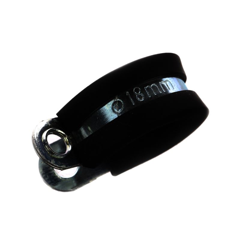 Clema prindere laterala PP, 18mm, alb, 1buc
