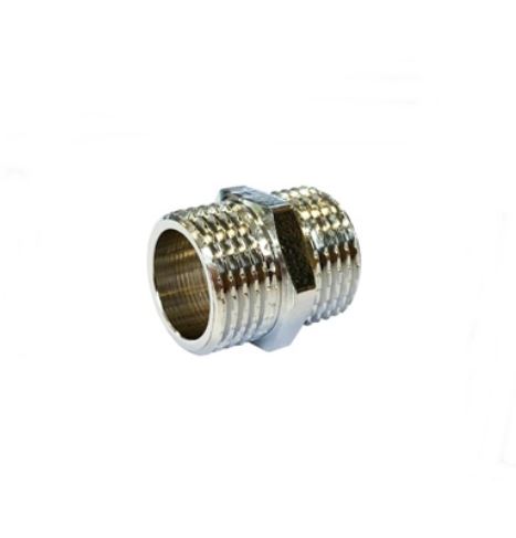 Racord SONTEC, exterior - exterior, 3/8", alama, argintiu