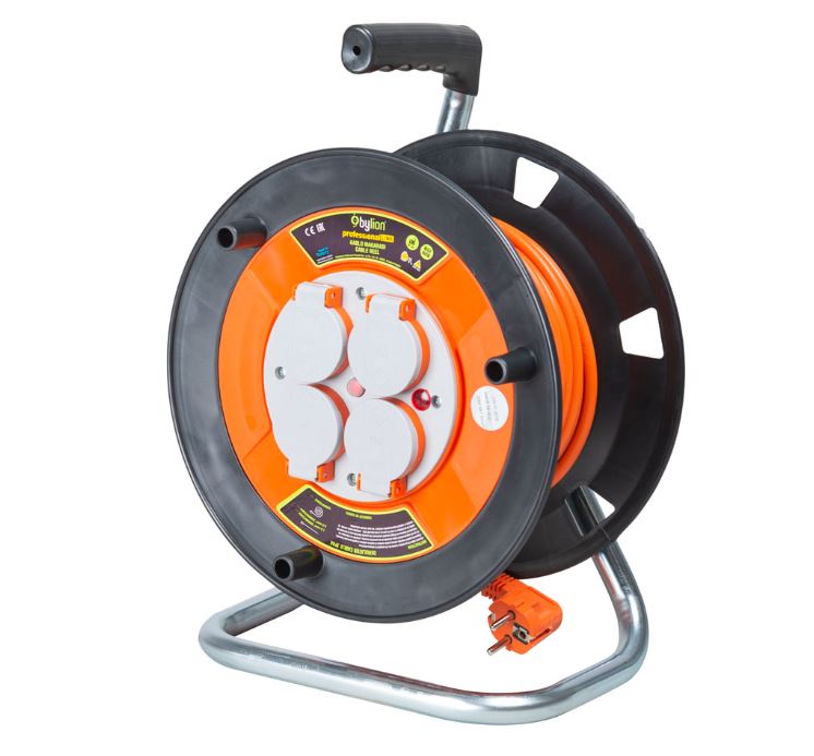 Derulator EMFANORM EL0069024, 4 prize, 20 m, 3x1.5, IP44