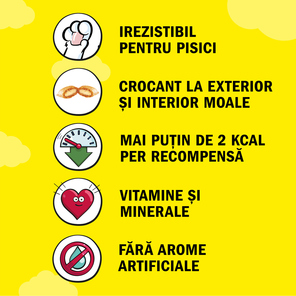 Recompensa pentru pisici DREAMIES, Snack, Somon, 60 g
