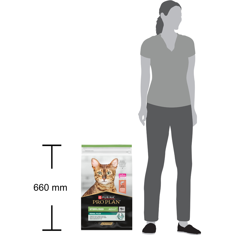 Hrana uscata pentru pisici PURINA PRO PLAN Renal Plus, Sterilised, Somon, 10 kg