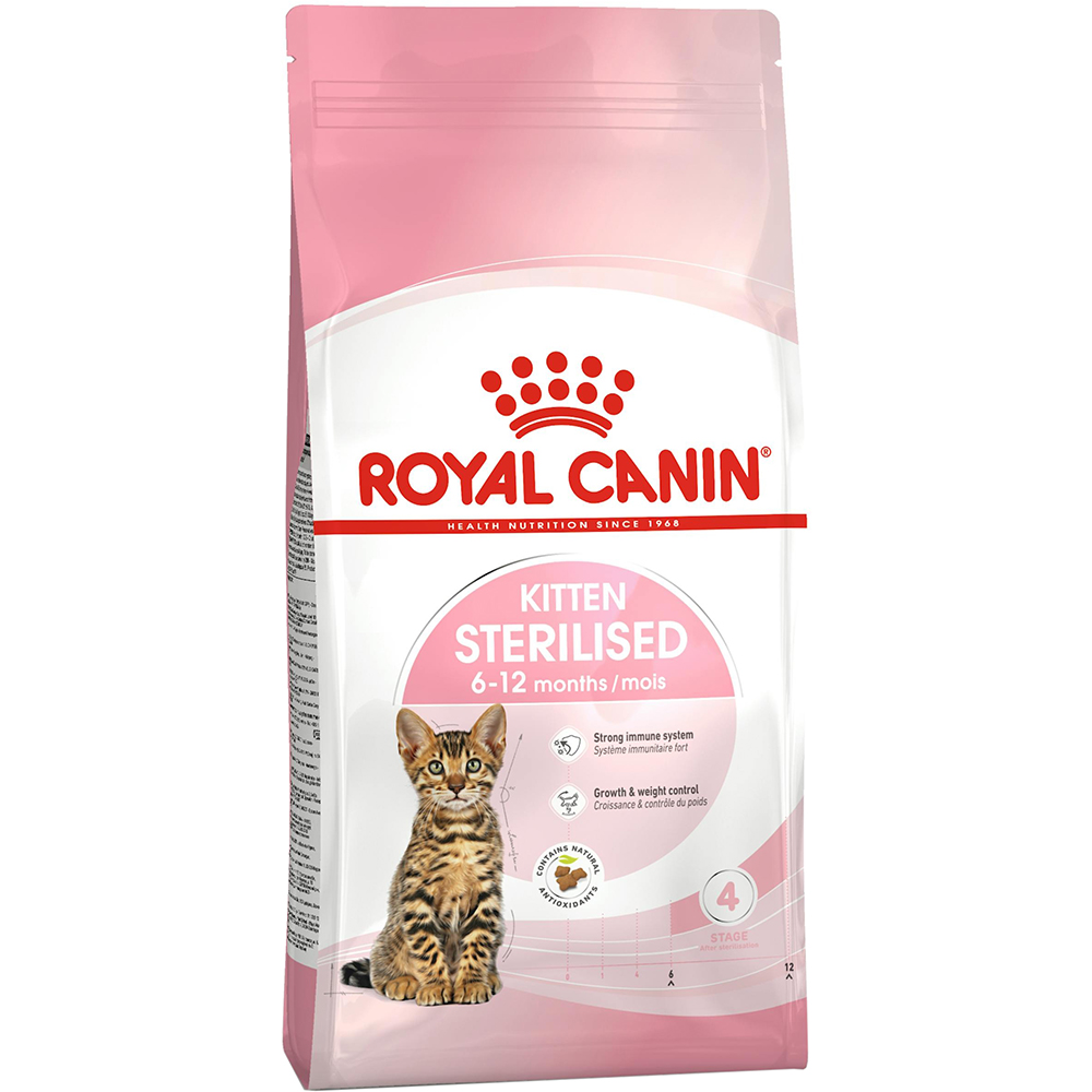 Hrana uscata pentru pisici ROYAL CANIN FHN Kitten Sterilised, Junior, Mix, 2 kg