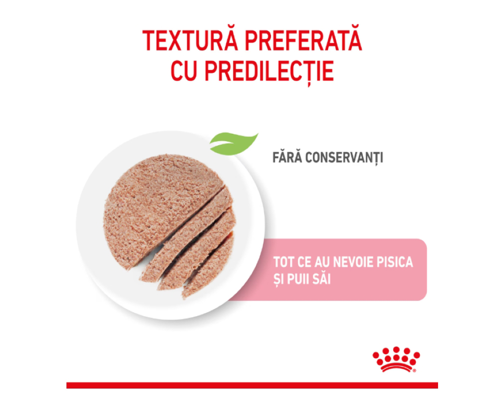 Hrana umeda pentru pisici ROYAL CANIN FHN Mother & Baby Pate, Junior, Mix, 12 x 195g