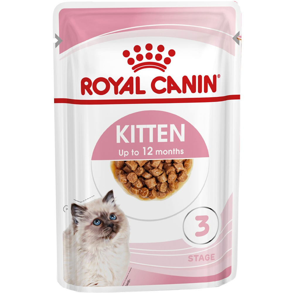 Hrana umeda pentru pisici ROYAL CANIN FHN Kitten, Junior, Mix in sos, 12 x 85g