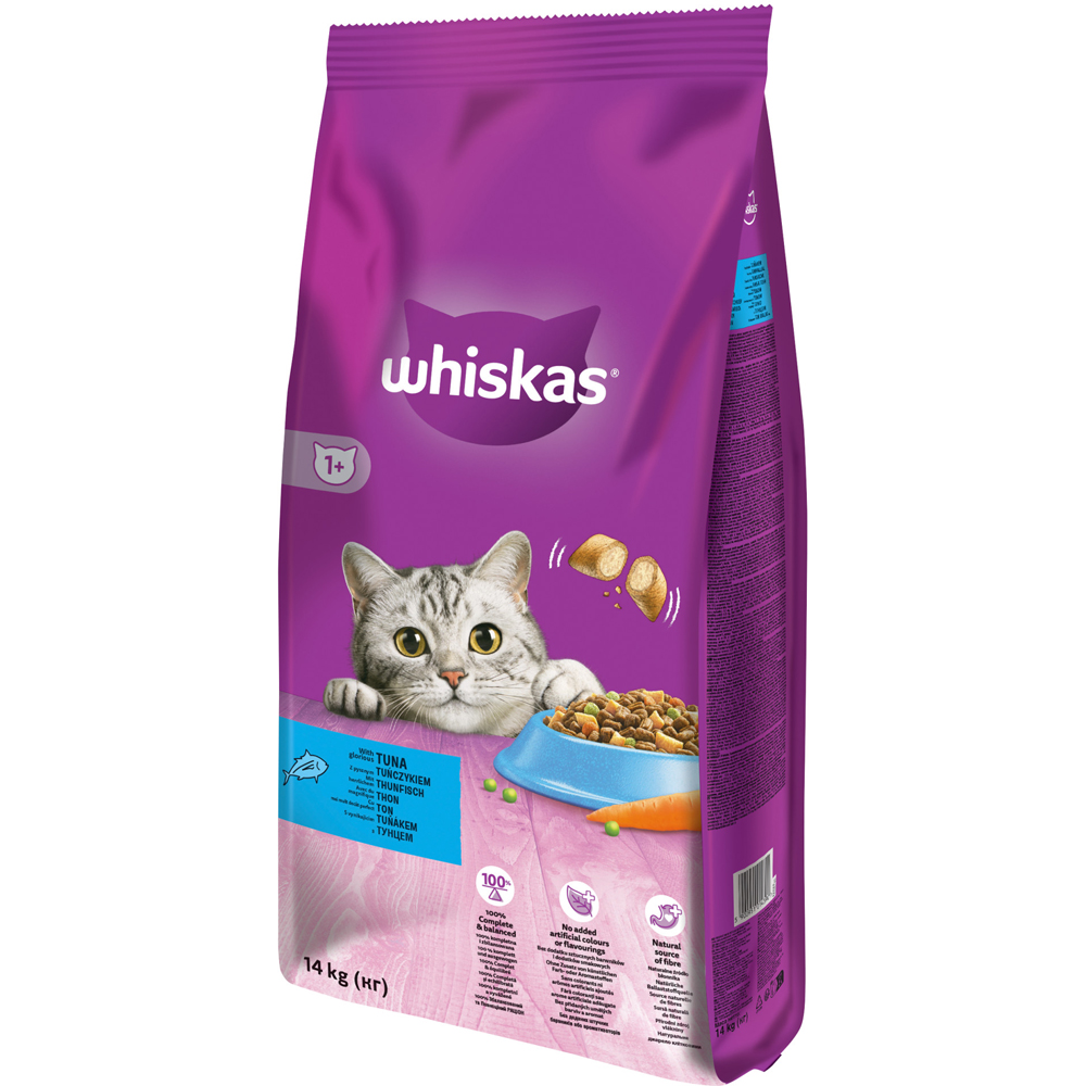 Hrana uscata pentru pisici WHISKAS, Adult, Ton, 14 kg