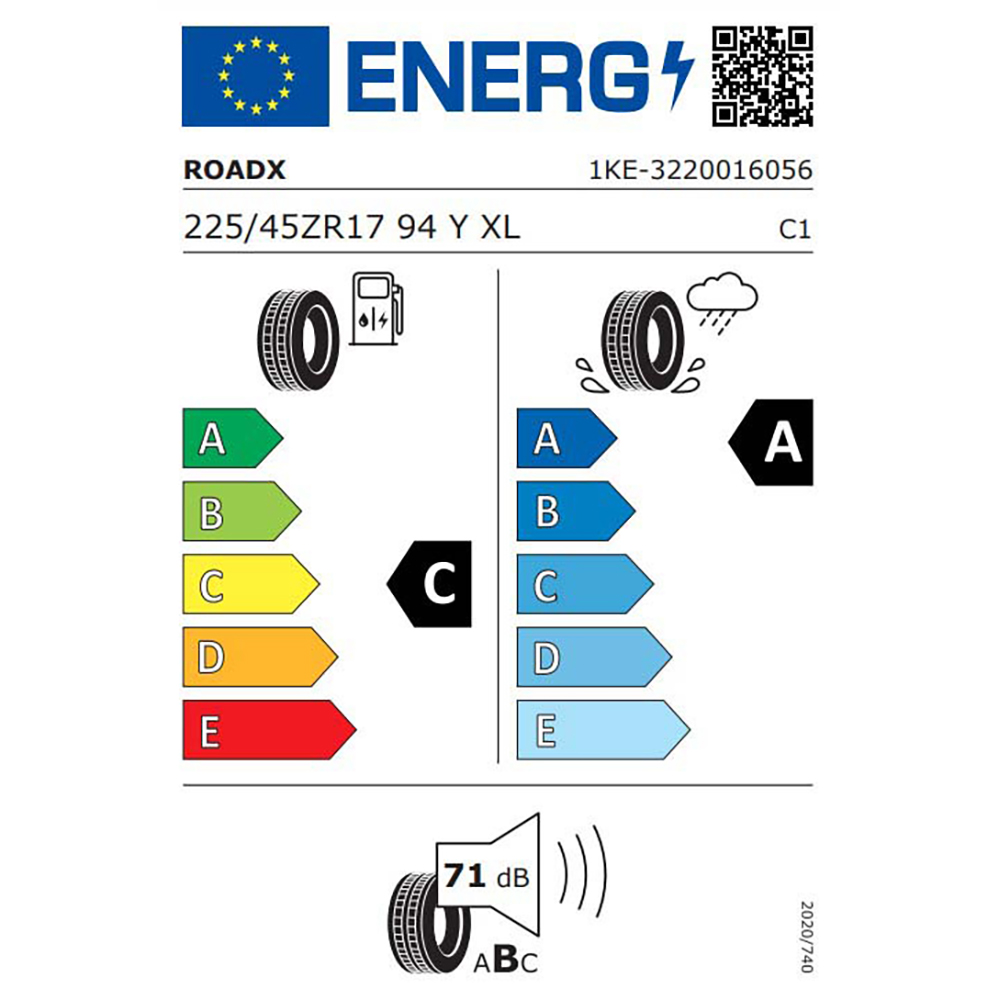 Anvelopa vara ROADX RxMotion DU71 225/45R17 94Y XL
