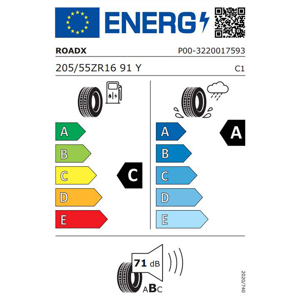 Anvelopa vara ROADX RxMotion DU71 205/55R16 91Y